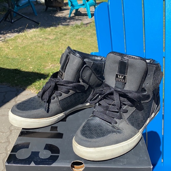 Supra Vaider Black Tuff size 8.5 - Picture 3 of 5